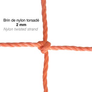 Pair of Soccer Nets, 2 Mm, 6'6" X 18' X 4' X 10'