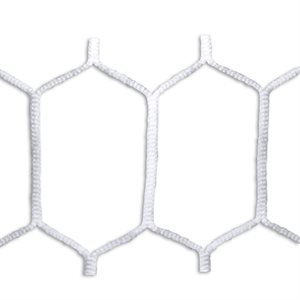 Hexagonal net for soccer goals