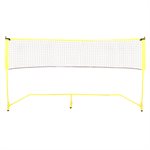 Filet et poteaux de tennis et volleyball portatifs en aluminium