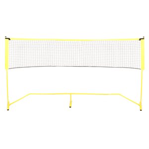 Portable Tennis and Volleyball Net and Poles Set