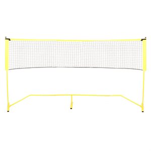 Portable Tennis and Volleyball Net and Poles Set