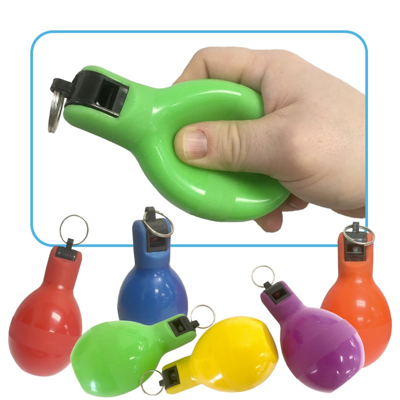 Sifflet à main en PVC souple - version économique Sifflet à main en PVC souple - version économique