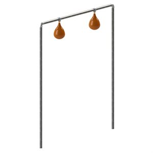 Structure de ballon-poire double permanente,1-7 / 8"