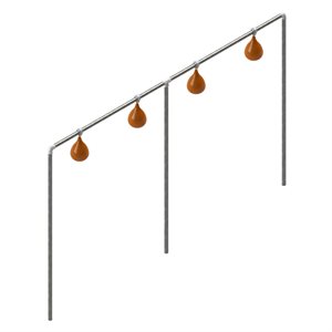 Permanent Quadruple Speed Bag Structure, 144" X 72"