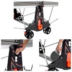 SPORT 500X Outdoor Table Tennis Table, Black