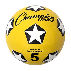 Ballon de soccer en caoutchouc souple, #5