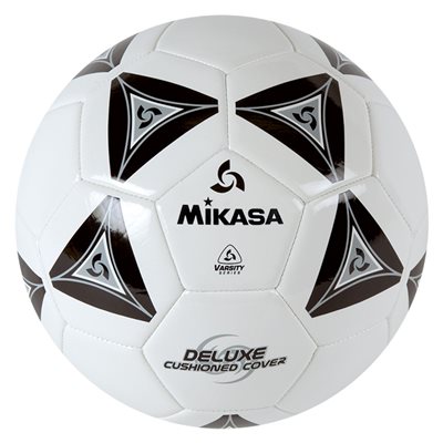Ballon de soccer matelassé Mikasa Varsity Series, noir
