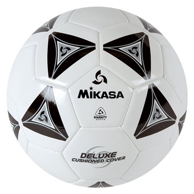 Ballon de soccer matelassé Mikasa Varsity Series, noir