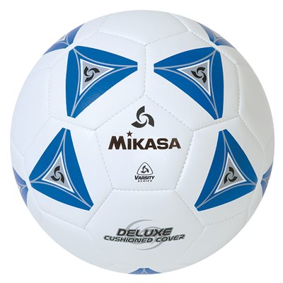 Ballon de soccer matelassé Mikasa Varsity Series, bleu