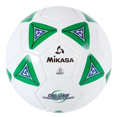 Ballon de soccer matelassé Mikasa Varsity Series, vert