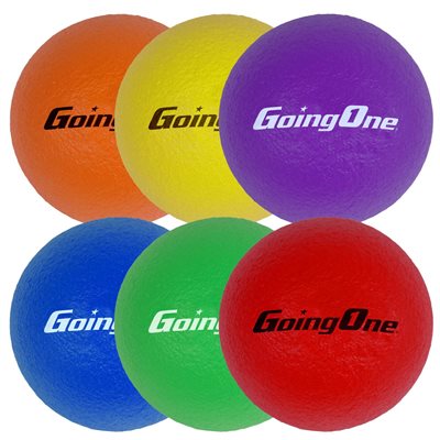 6 Foam Balls with Speedskin Cover, 7"