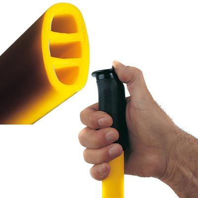 10 DOM Supersafe hockey sticks, 36"