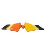 12 Mini Broomball Sticks, 14"