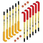 12 Supersafe field hockey sticks, 36"