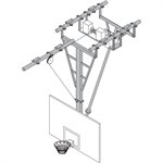 Structure pliante électrique au plafond, 20'-28'