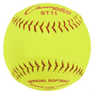 12 Safe-T-Ball Synthetic Leather Softballs