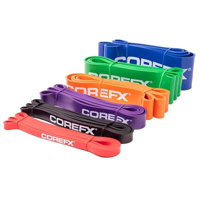 Long Elastic Band, Low, 15-35lb, 0-½", Red