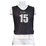 15 mesh pinnies #1-15, black