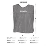 15 dossards en filet #1-15