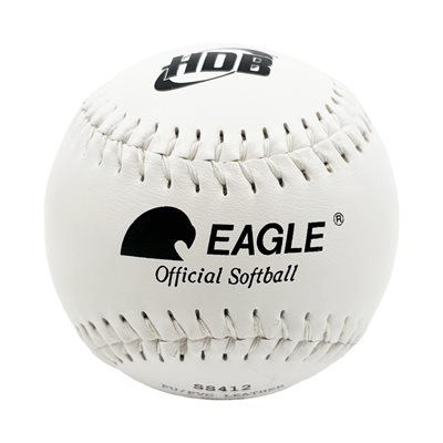 12 Leather and PVC Softballs, 12"