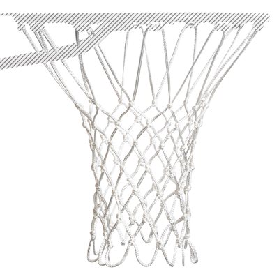 Filet de basketball en nylon , 5mm, blanc
