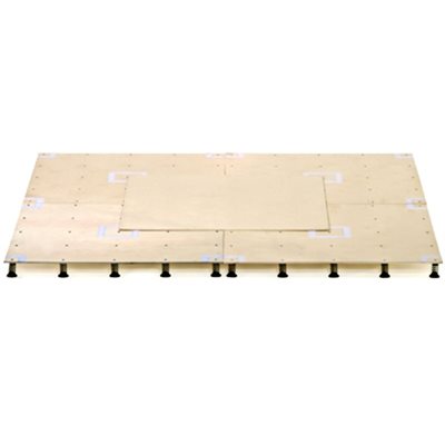 Plancher à ressort en bouleau baltique pour cheerleading, 42'x54'