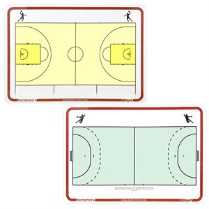TOPO Replacement 2-side board, International Basketball & Handball, 10" x 14.5"