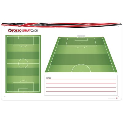 Tableau de jeu géant Smartcoach de soccer, 81x127 cm