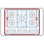 Tableau de jeu de hockey sur glace rigide, 61x81 cm