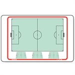 Tableau de jeu de soccer rigide, 61x81 cm