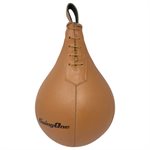 Going One Tan Leather Speed Ball, 16" (41 cm)