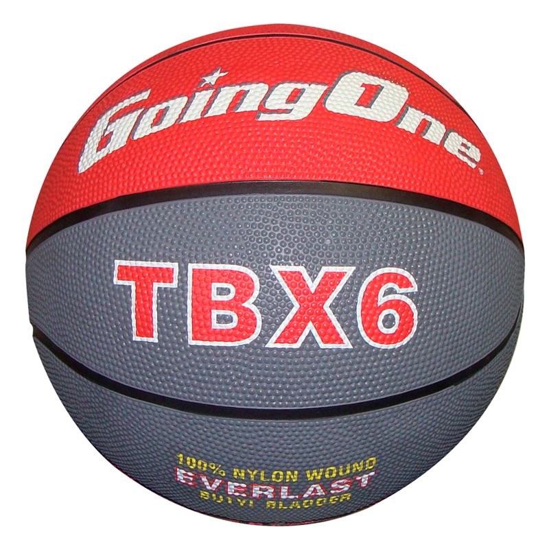 Ballon de basketball, caoutchouc de qualité supérieure, # 6 Ballon de basketball, caoutchouc de qualité supérieure, # 6