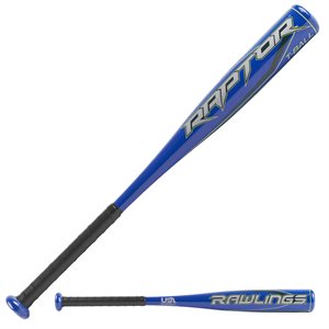 Rawlings RAPTOR Tee Ball Bat, 24" / 12 oz.
