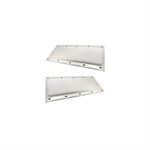 Pair of professional goal protectors for the center horizontal bar