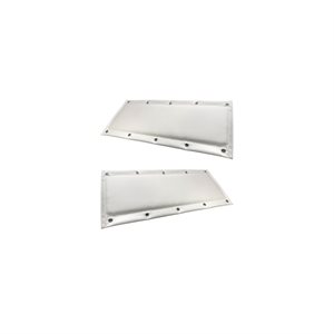 Pair of professional goal protectors for the center horizontal bar