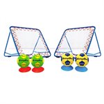 Ens. de tchoukball, 2 buts, 4 ballons