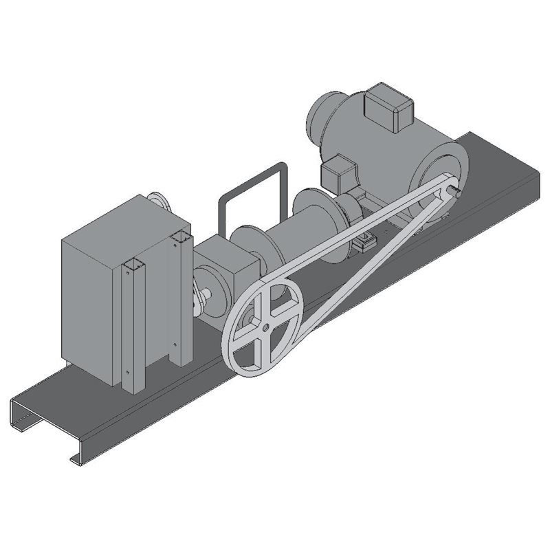 Treuil électrique régulier pour structure pliante ¾ de force