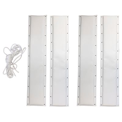 Paire de protecteurs de but professionnel pour la barre supérieure arrière