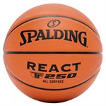 Ballon de basketball Spalding React en cuir composite