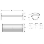 Banc Tahoe sans dossier, 6'