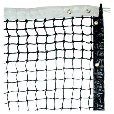 Twisted Polyethylene Tennis Net, 2-½ Mm, 42' (12.8 M)