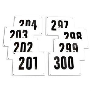 Tyvek Synthetic Fibers Numbered Bibs, #501-600