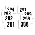 Tyvek Synthetic Fibers Numbered Bibs, #701-800