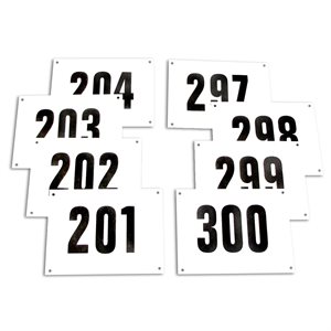 Tyvek Synthetic Fibers Numbered Bibs, #801-900