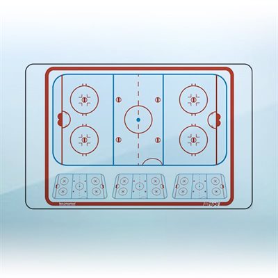 Self-Adhesive Hockey Teaching Board, 32"x24"