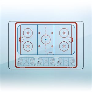 Self-Adhesive Hockey Teaching Board, 32"x24"