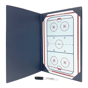 2-Panel Binder Coach Clipboard, Ice Hockey