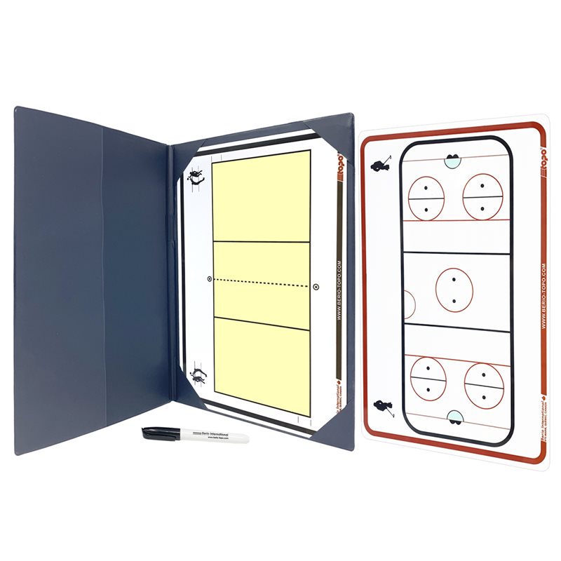 Tableau d'enseignement TOPO Cartable 2 volets / VOLLEYBALL et RINGUETTE, 10" x 14½"