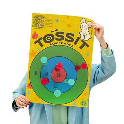 Affiche de jeu 3 en 1 TOSSIT - Version anglaise