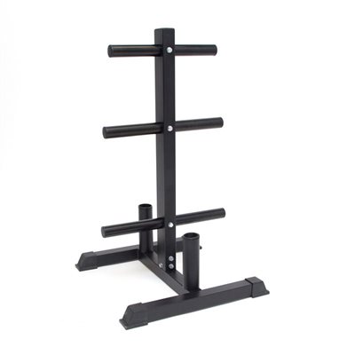 Olympic Bar and Plate Combo Rack